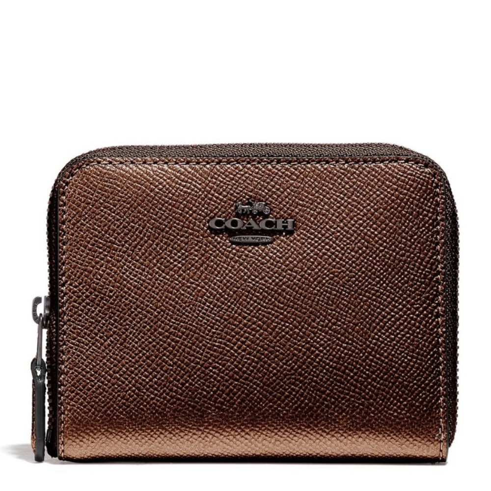 Authentic COACH Metallic leather zip around wallet - Picture 10 of 10